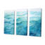 «Blue Ocean In Motion Scenery VI», ensemble d'art mural sur toile océan-107767464-107767466