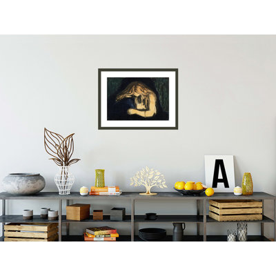 «Vampire II» par Edvard Munch, impression giclée sur cadre