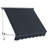 Retractable Window Awning with Adjustable Canopy Angle, Aluminum Frame-135241969-111142435