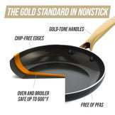 Blue Diamond Gold Edition Nonstick Fry Pan, 10"