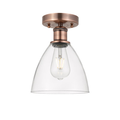 Plafonnier semi-encastré 1 lumière