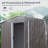 8Ft X 4Ft Outdoor Metal Storage Shed With Window-123283202-123283207