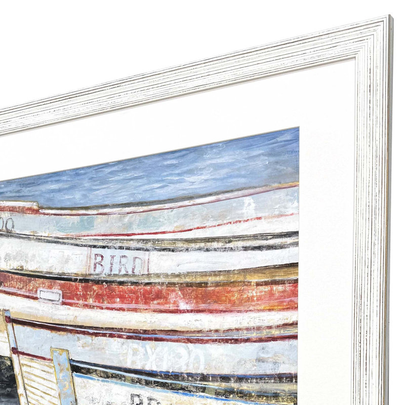 Art encadré de barques