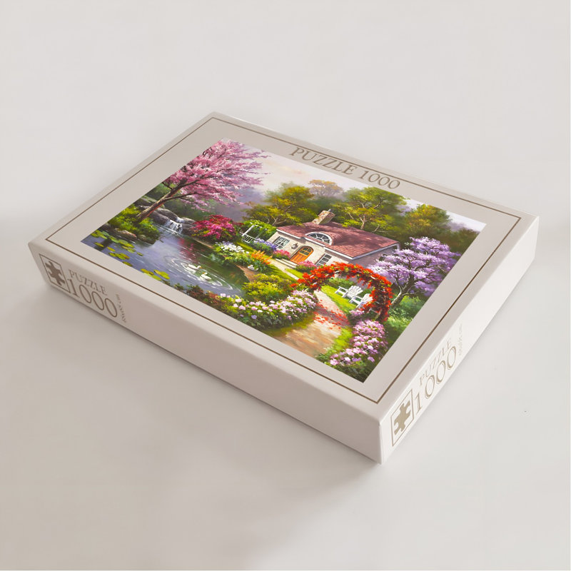 1000-Piece Jigsaw Puzzle, 26.8 x 18.9 inches | High-Quality 100% Cardboard, Vibrant Design | Perfect for Family Fun, Stress Relief & Educational Play | Gift for Adults & Kids | Box Size: 13.2 x 9.1 x 2.0 inches