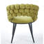 Chaise moderne avec un design ergonomique et des pieds stables pour le bureau, le salon de style 2 pièces avec rembourrage doux