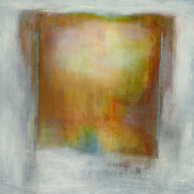 «Dawning Glare» par Samuel Kane - Peinture, Plexi, H 30 po x l 30 po x P 1,5 po