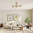 Sputnik Modern Linear Semi Flush Mount