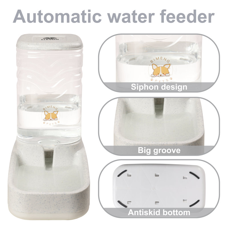 Automatic Feeder, White/Gray