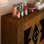 Buffet 60 po Mid-Century moderne avec rangement et tablettes réglables-127823294