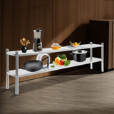 Marjolein 70.7'' W Metal Height -Adjustable Shelving Unit