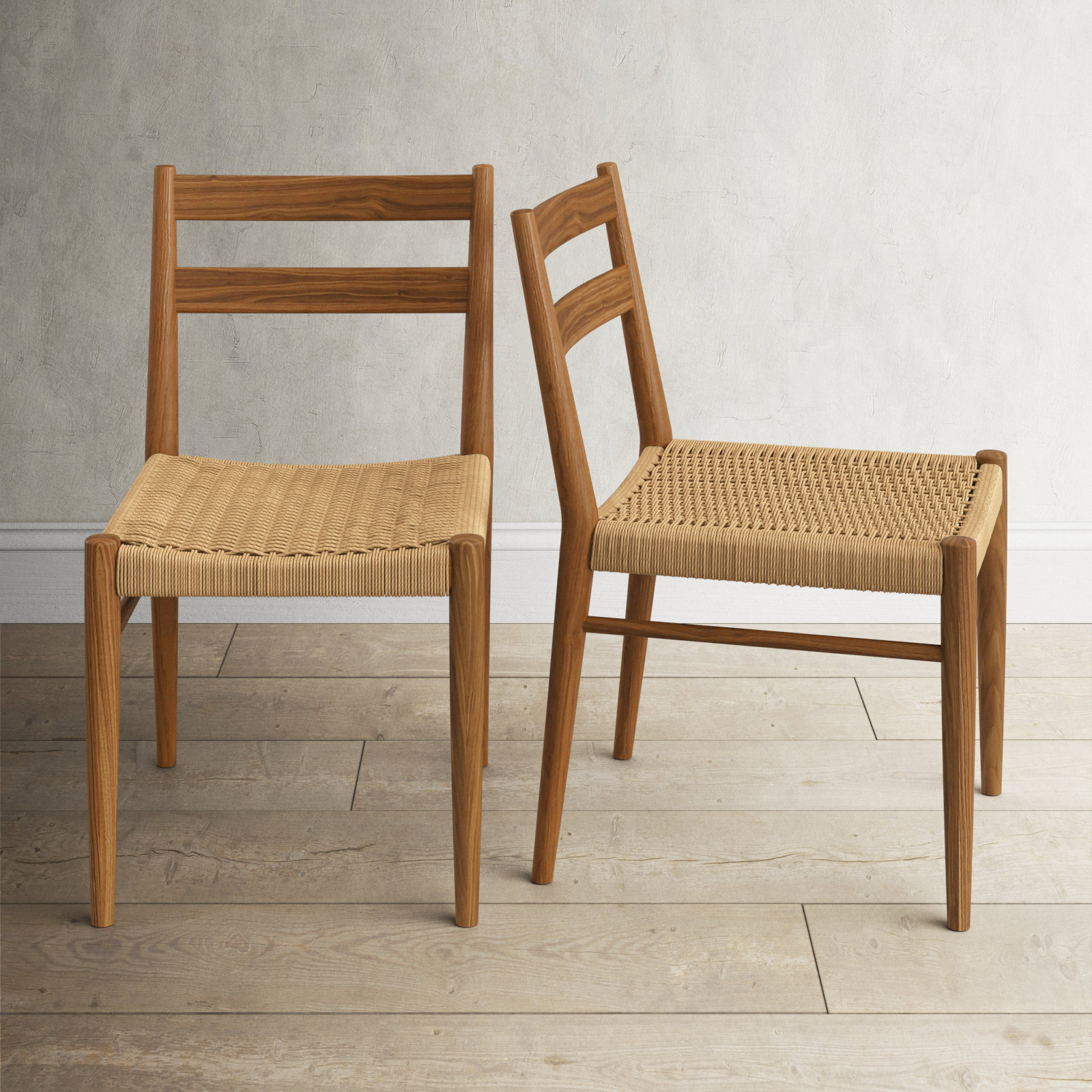 Dining chair best sale woven seat