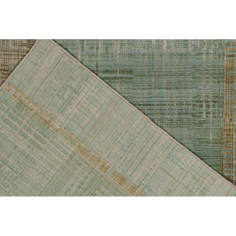 Hand Knotted Abstract Area Rug