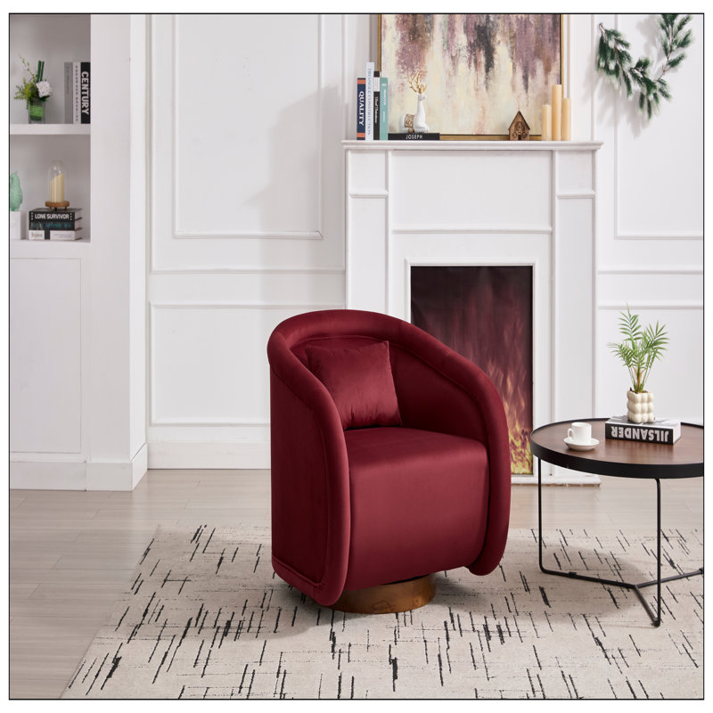 Chaises d'appoint pour le salon, Rouge vin