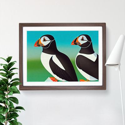Puffin Birds Vol.2 - Single Picture Frame Print