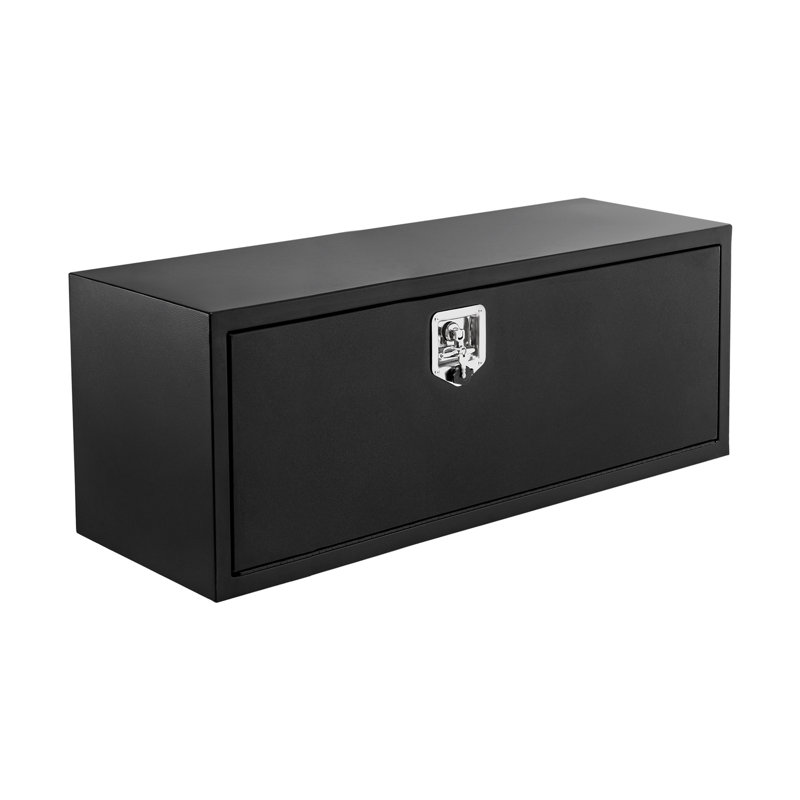 36" Heavy Duty Truck Tool Box - Metal Tool Chest Organizer with T-Handle Lock - Weatherproof Storage for Pickup Beds, Trailers, Tractors & Garage Use