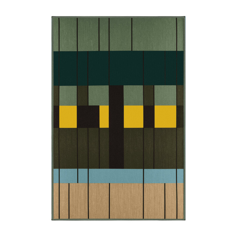 Tesselated Terrain Rug, Rectangle 8' x 12'
