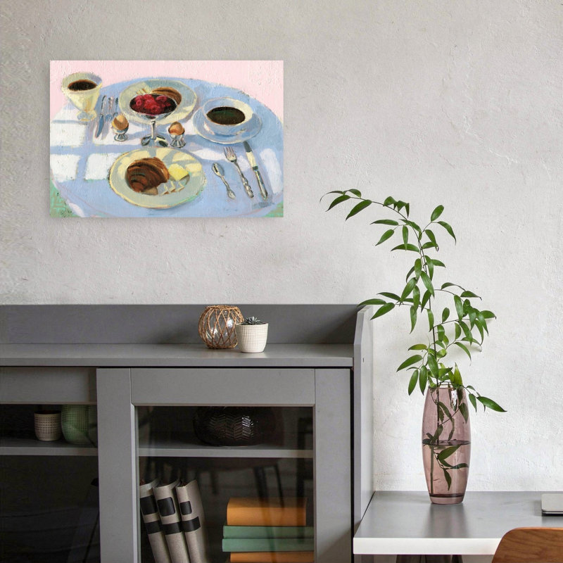 «Table I», impression murale contemporaine, H 12 po x l 18 po