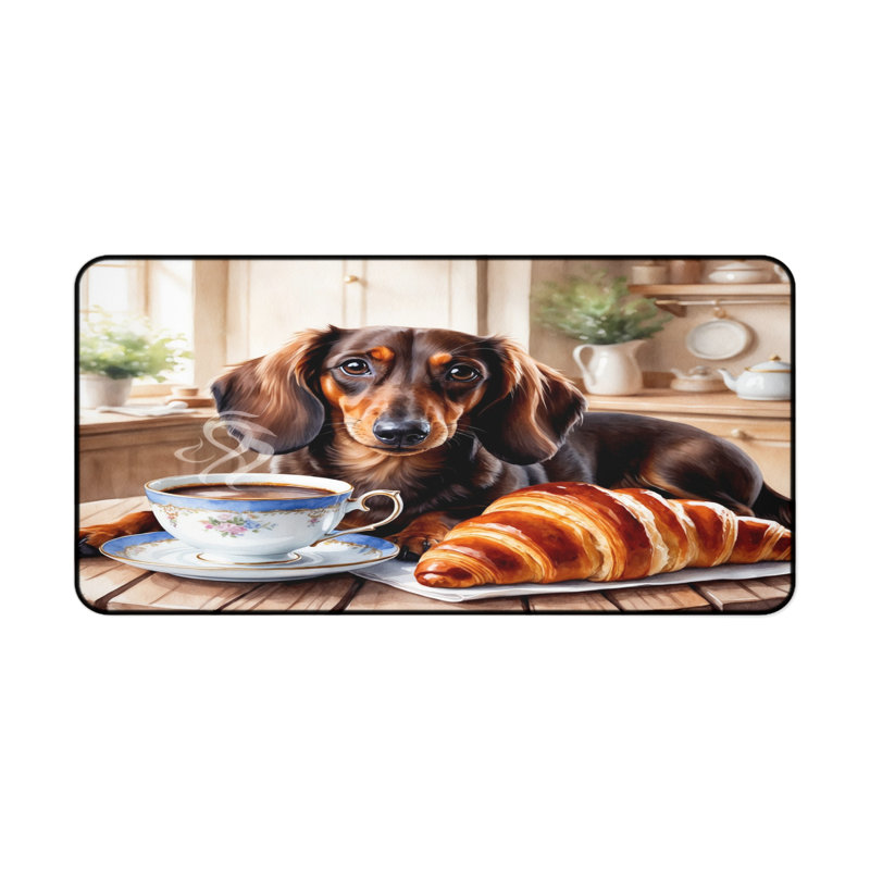 Polyester Desk Pad, 14.4x12.1