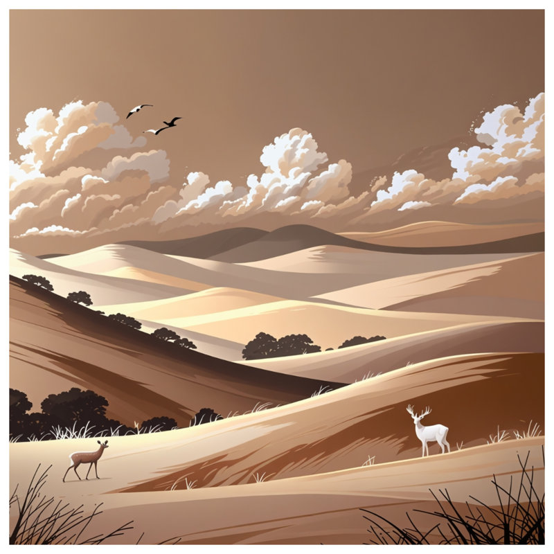 Édredon Rolling Hills Landscape, Grand lit