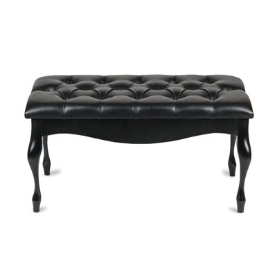 Faux Leather Upholstered Bench