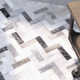 Marsha Handmade Cowhide Ash Area Rug