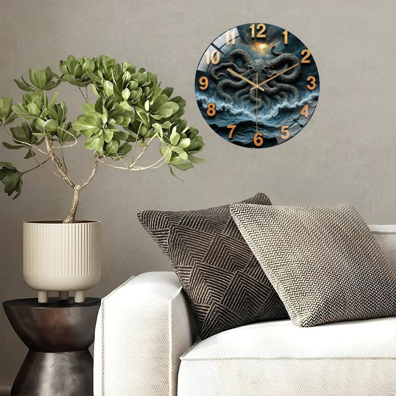 Horloge murale Octopus