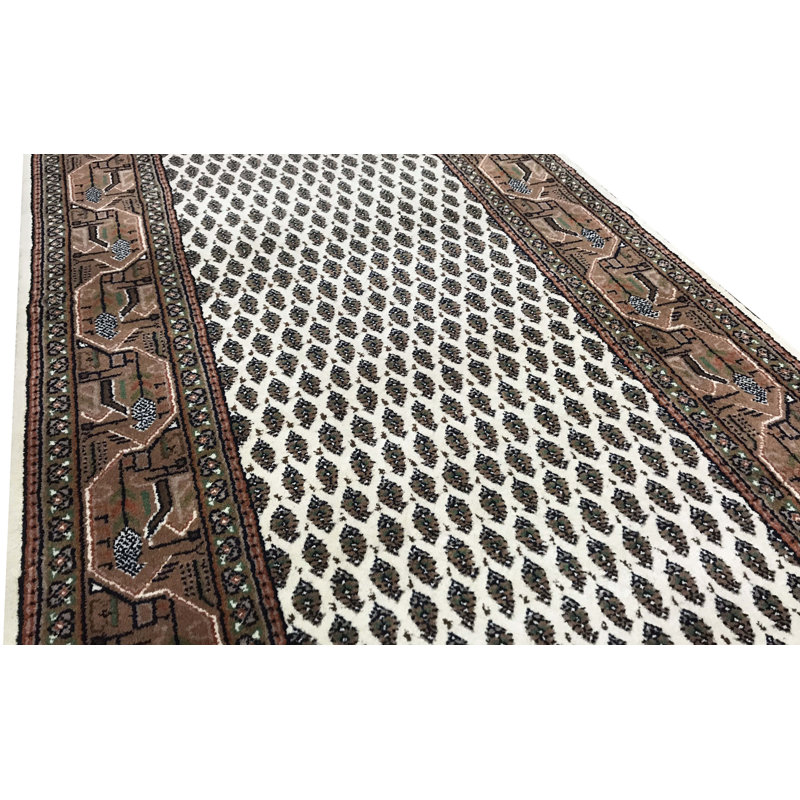Wool Paisley Area Rug, Runner 2'9" x 12'7"