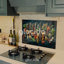 Panneau de dosseret en verre trempé Spice Symphony - Protecteur mural de cuisine et art mural décoratif-806441849