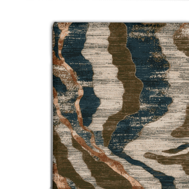 Tapis d'intérieur et d'extérieur brun Nature, Rectangulaire 8 pi x 10 pi
