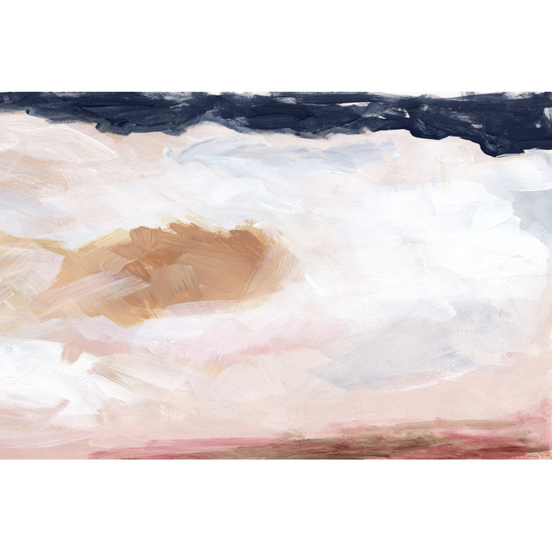 Dusk Clouds I by Jennifer Paxton Parker - Painting, 61cm H x 91cm W, Black Floater Framed