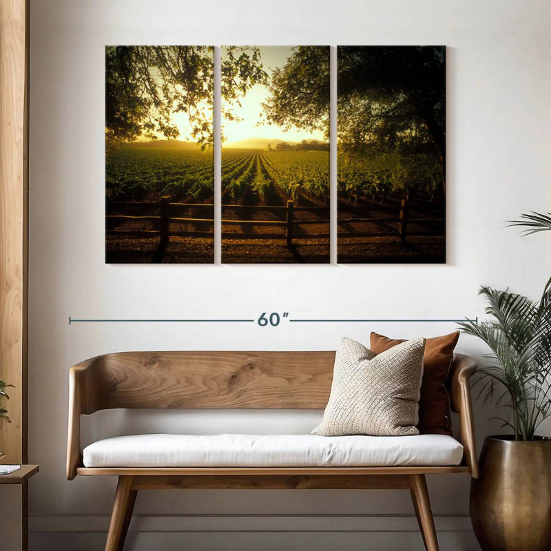 Alvord Oakville Vineyard, 32" H x 50" W