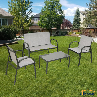 Ensemble de conversation modulaire 4 pièces