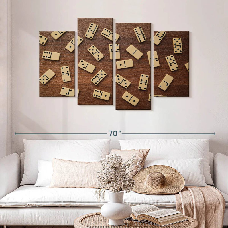 Senne Scattered Domino Tiles, 32" H x 52" W