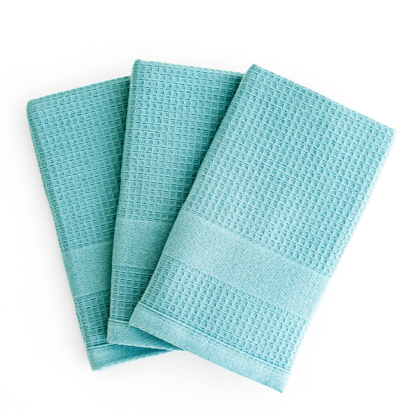 Cameo Blue Kitchen Towels, Set of 3, Cameo Blue