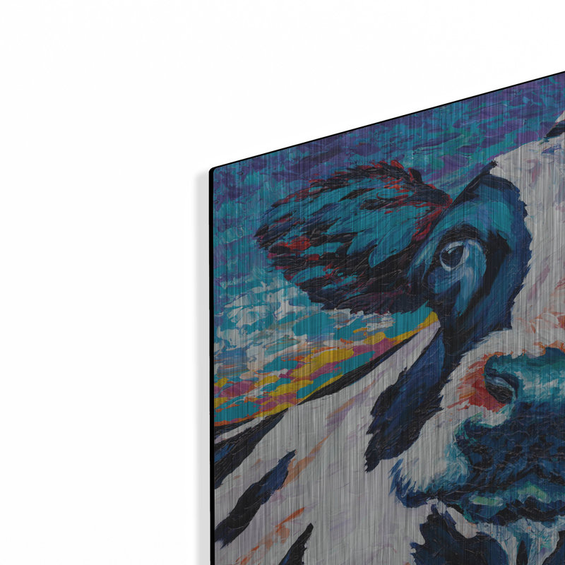 «Pasture Cow 1» par Carolee Vitaletti, H 12 po x l 16 po