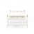 Blanc brillant / or clair est en rupture de stock