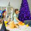 Arbre de Noël 84 po x 84 po avec 500 lumières DEL-757370328