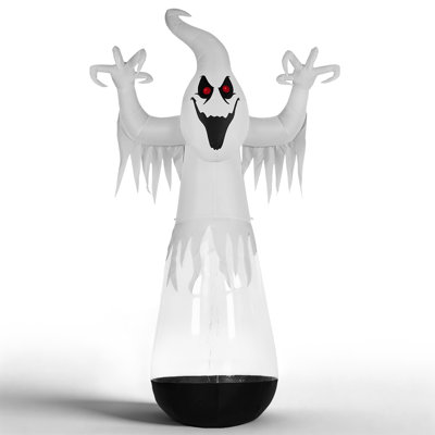 12 FT Light Up Inflatable Ghost For Halloween
