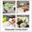 Mind Reader 40 Piece Plastic Cutting Board Set