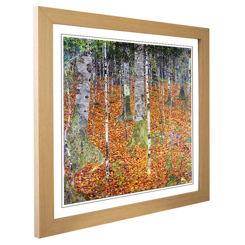 Gustav Klimt - Single Picture Frame Painting, Oak