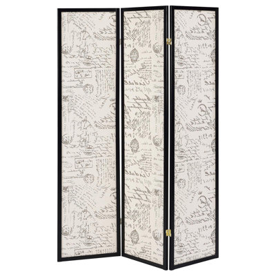 Paravent en tissu And French Beige