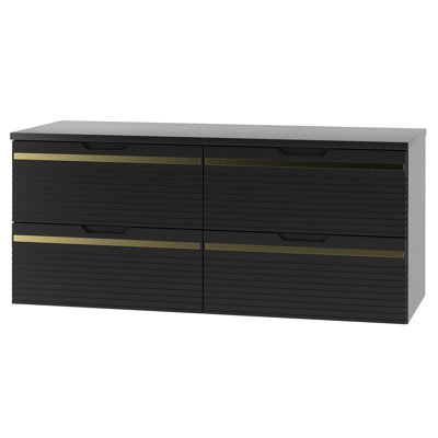 Adrieanne Wall Mounted Required Bathroom Storage Furniture Set