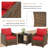 Aun Wicker 7 - Person Patio Conversation Set with Cushions-1738163950-1659255811