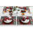 Madras Holiday Plaid - 100% Pure Linen Dinner Napkins