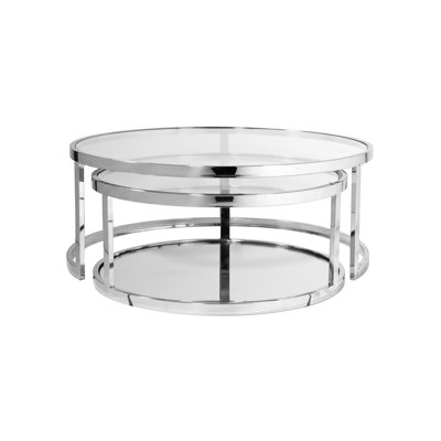 Lafe Glass Top Nesting Tables
