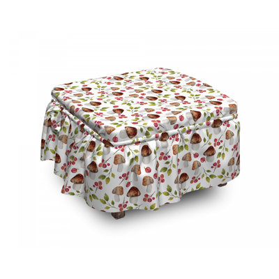 Box Cushion Ottoman Slipcover