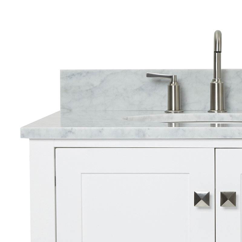 Ensemble de meuble-lavabo simple 43 po Flynt, Blanc