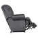 Upholstered Big Man's Lay Flat Recliner with Extended Footrest