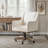Ackeron Julia Farmhouse 360° Swivel Office Chair with Adjustable Height and Curved Armrests-1163090449