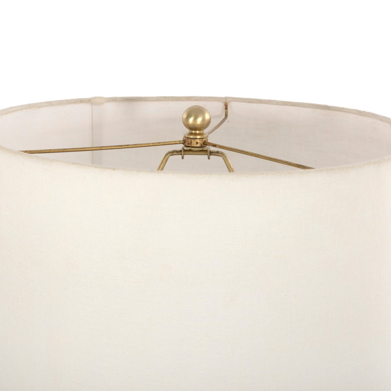 SADIA Table Lamp, Glossy Black Ceramic